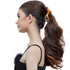 RC ROCHE ORNAMENT 6 Pcs Bow Ribbon Hair Clip Claw, Women Banana Ponytail Holder, Classic Multicolor