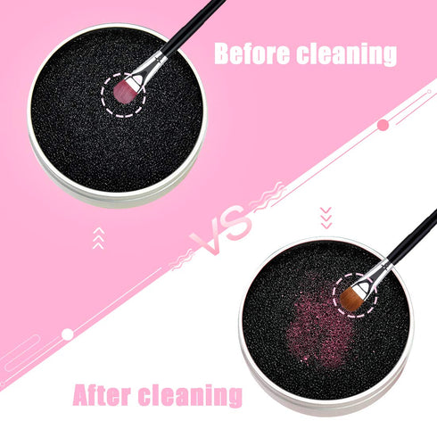 TailaiMei 4 Pack Color Removal Cleaner Sponge, Quickly Clean Makeup Brushes Without Water or Chemicals