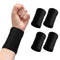 2 Pairs Wrist Compression Sleeve, Comfortable Elastic Hand Band for Carpal Tunnel, Support Wraps for Men Women
