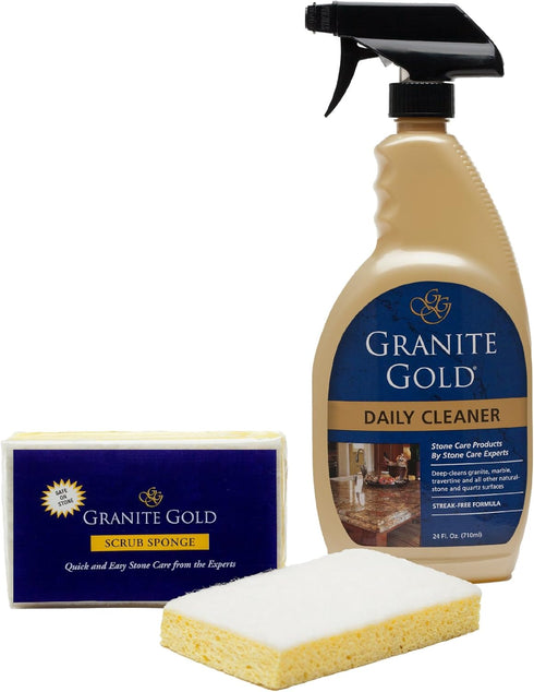 Granite Gold Non-Scratch Scrub Sponge for Granite, Marble & Other Natural Stone & Quartz Surfaces by Granite Gold