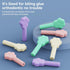 Aligner Chewies for Invisalign, 8-Pack Cat Claws Style Silicone Munchies for Braces, Aligners, Retainers (Mint, Taro,