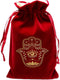 ARTSY CRAFTS 6x9" Hamsa Hand Velvet Jewelry Pouch - Gift Bags for Oracle Tarot Card Rune Dice Bag
