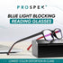 Prospek Blue Light Reading Glasses, Anti-Glare for Computer Use, Clear Lens 3.0 Diopters