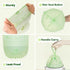 1.2-1.6 Gallon Compostable Bags with Handles,100 Count,Small Compost Bags for Countertop Bin,Mini Biodegradable Kitchen Food Scrap Waste Bags,BPI & OK Compost Home Certified by SAVOVUX