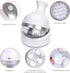 YIFA 4 Electric Scalp Massager Portable Handheld Head Massager with Heads for Your Stress Relax and Full Body Massage