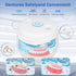 Ultrasonic Retainer Cleaner Machine, 45kHz Deep Cleaning for Dentures, Aligners, Mouth Guards, 200ML Portable
