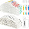 Mifoci 300 Pcs Individually Wrapped Toothbrushes with 100 Soft Bristle Toothbrushes and 200 Dental Floss for Travel