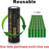 3.7 Volt 21700 Rechargeable Battery 5000mAh 2 Pack Large Capacity for LED Flashlight, Headlamps