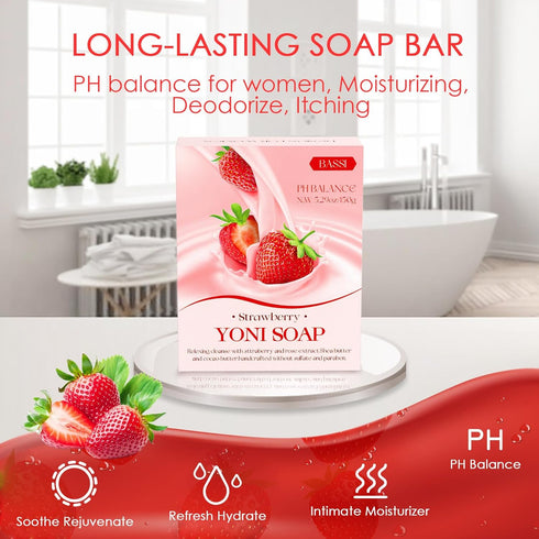 Set, 30ml/1 oz, 2pcs 3.53 oz Yoni Soap Bars & Natural Yoni Oil Natural Yoni Wash for Women Feminine Wash Deodorants pH