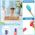 Sieral 120 Pcs Bamboo Toothbrush with Toothpaste, Individually Wrapped Disposable Travel Toothbrush Kit for Hotel,