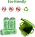 8 Packs Ni-MH 2/3AAA 1.2V 300mAh Rechargeable Batteries Button Top 3A (Not AAA Size Batteries)