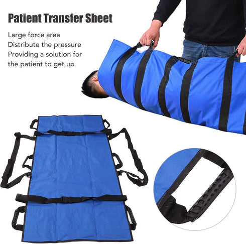 ZJchao Draw Sheets for Hospital Bed, Transfer Belt for Elderly and Disabled Transfer Board Reusable Patient Sheet Bed