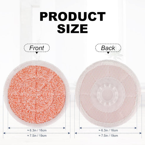 Steam Mop Replacement Pads for Shark S7000 Series - Reusable Mop Head Refill (12 Pack) - Compare Part Model #: XKITP7000