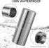 Small Metal Pill Holder Keychain, Waterproof Mini Stainless Steel Pill Case Organizer for Travel Purse Pocket