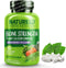 NATURELO Calcium Supplement for Bone Strength with 600mg Calcium, Vitamin D3, K2, C, Magnesium, Zinc - 120 Vegetarian