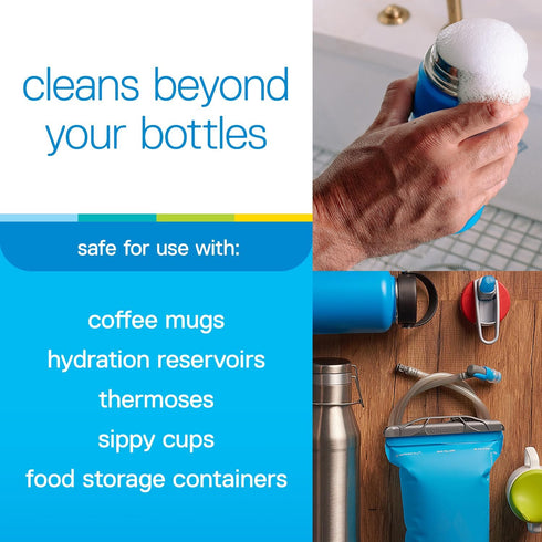 Bottle Bright 36 Tablets - EPA Safer Choice Certified, Clean Stainless Steel, Thermos, Tumbler, Reusable Water Bottles