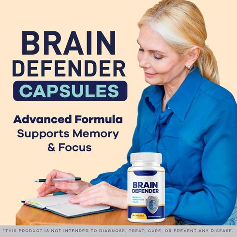 LIVORKA 60 1 Brain Defender - Official Brain Defender Supplement Advanced Pills, Natural Brain and Memory Support