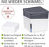 WENKO Cube Refill for Dehumidifier, 2800 Cubic Feet Reach, Humidity Absorber for Bathroom, Bedroom, Large, White