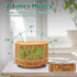Room,600ml 7 3 Diffusers for Essential Oils Large Essential Oil Diffusers for Home,Waterless Auto Off Colors Changed