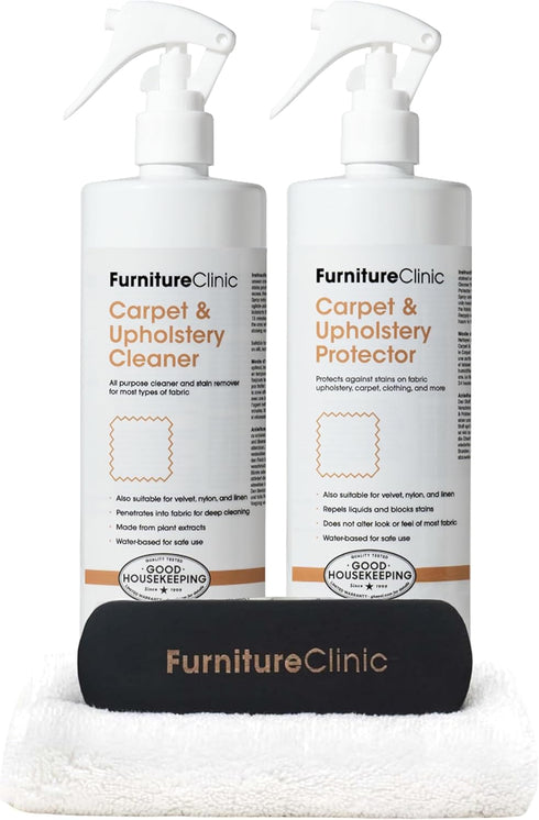 Furniture Clinic Carpet & Upholstery Care Kit - Clean, Protect, and Prevent Stains and Odors