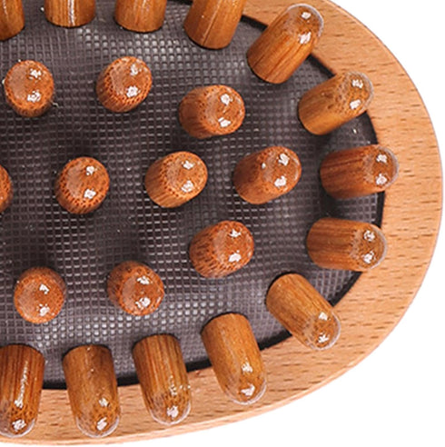 Hzskjyt 6X Wooden Massage Body Brush Multi Functional Body Massager for Waist Neck Back