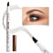 Music Flower Liquid Eyebrow Pen - Waterproof Brow Pencil with Micro-Fork Tip, Smudgeproof, Reddish Brown