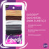 Ouchless Elastic Hair Ties, 50 Ct, Assorted Neutrals, 2MM Rubber Bands for Hair, Goody