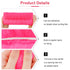 VELSCRUN 6 Pack Spa Headband, Makeup Headband, Face Wash Headband, Rose Pink Sponge Hair Band for Women Girls
