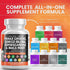 Clean Nutraceuticals Panax Ginseng 10000mg Ginkgo Biloba 4000mg Ashwagandha Maca Root 3000mg - Focus Supplement Pills for Women and Men with Pine Bark Extract, Garlic, and Saw Palmetto - 60 Caps