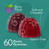 Probiotic Gummies with Prebiotics Fiber - Extra Strength 2 Billion CFUs - Vegan, Gelatin Free, Tasty Chewable Berry