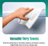 Pack 24 (14" 17" Inches) 100% ZUPERIA Terry Towels of X Cotton Terry Barmop Towels - Absorbent & Durable Bar Rags