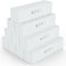 White Nail Buffer Sanding Block, Pack of 10, Professional Salon Quality Grit for Nails