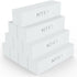 White Nail Buffer Sanding Block, Pack of 10, Professional Salon Quality Grit for Nails