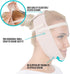 Post Surgery Chin Compression Garment, Chin Strap Band, Face Lift Kit for Jowl Tightening (Beige)