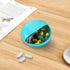 INVODA Travel Pill Organizer Cute Round Pill Box for Purse Compact Medicine Container for Pills, Fish Oil, Vitamins