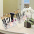 Tbestmax 6 Slot Acrylic Makeup Brushes Holder, Clear Cosmetics Storage Organizer, Eyebrow Pen Container