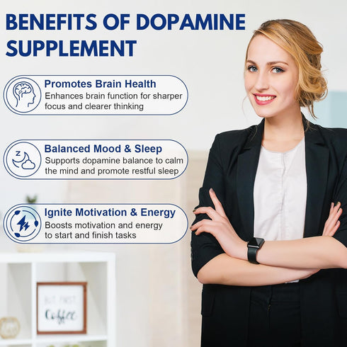 Smelling salts 650mg 90 Dopamine Supplement Supports Mood, Focus, Sleep & Motivation L-Tyrosine & B Vitamins Dopamine