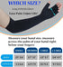 Long Arthritis Compression Gloves for Joint Pain Relief, Fingerless Support for Women and Men (Large)