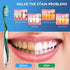 Extra Firm Toothbrushes for Adults, 6 Count, Extra Hard Bristles