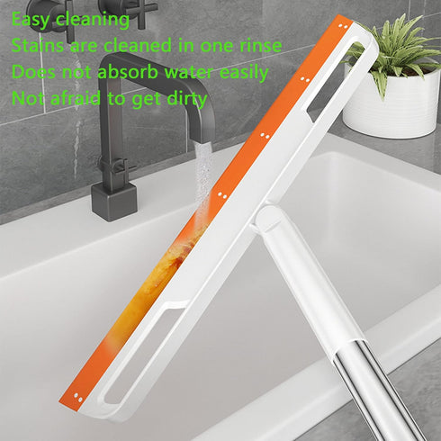 Multifunction Magic Broom, Purple - 4 in 1 Adjustable Silicone Wiper Floor Squeegee for Bathroom, Kitchen, Tile Cleaning