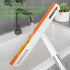 Multifunction Magic Broom, Purple - 4 in 1 Adjustable Silicone Wiper Floor Squeegee for Bathroom, Kitchen, Tile Cleaning