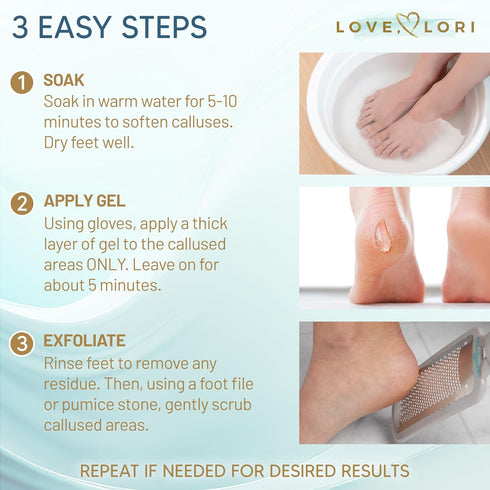 Callus Remover for Feet, Extra Strength Foot Callus Remover Gel, 6oz