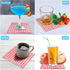 Gatherfun 80PCS Cocktail Napkins, 3-ply Red and White Gingham, Disposable Paper Beverage Napkins for Party, Bar, Picnic
