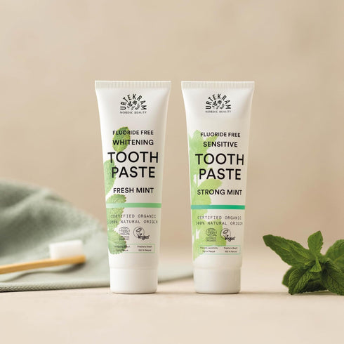 Urtekram Bio9 75ml Fluoride Free Strong Mint Toothpaste