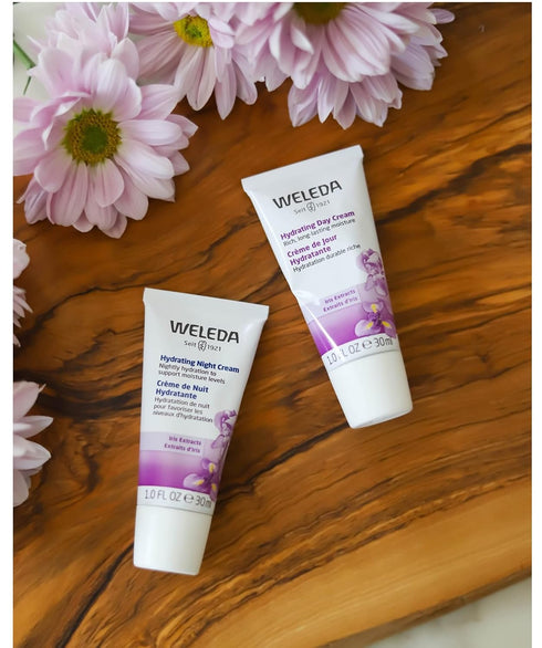 Weleda Hydrating Night Face Cream, 1 Fluid Ounce - Plant Rich Moisturizer with Iris Root