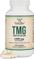 Double Wood Supplements TMG Trimethylglycine 1,000mg | 180 Capsules | Non-GMO, Gluten Free, Genuine TMG