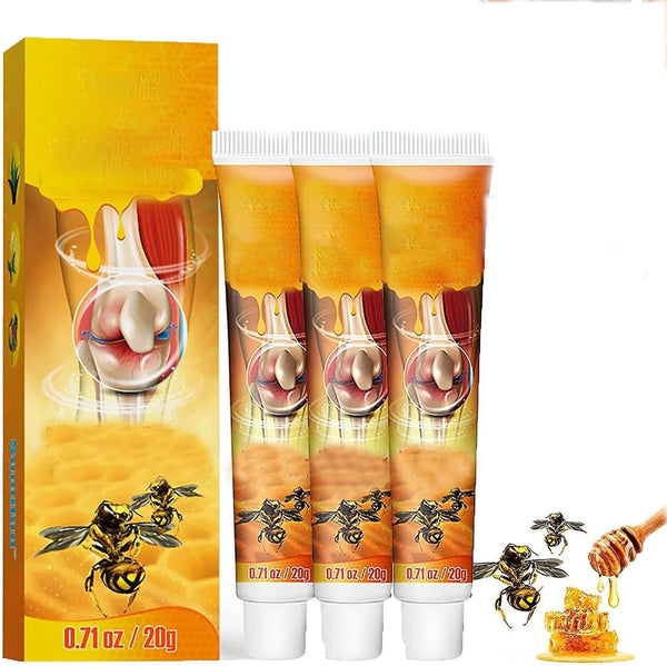 New Zealand Bee Venom Professional Gel 3PCS, Propolis Joint Cream for Neck, Knee, Shoulder, Waist, Leg