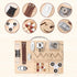 Lontcs Set,Fidget Dementia Activities for Seniors Busy Board and Fidget Blanket for Adults with Dementia Games