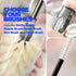 Holikme 6 Pack Bottle Brush Set, 14" Long Handle Stainless Steel Cleaner, 3 Straw Brushes for Water Bottles