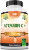 NaturaLife Labs A Higher Standard Vitamin C 1,700 MG with Vitamin D3, Zinc, Elderberry, Ginger Root - 100 Veggie